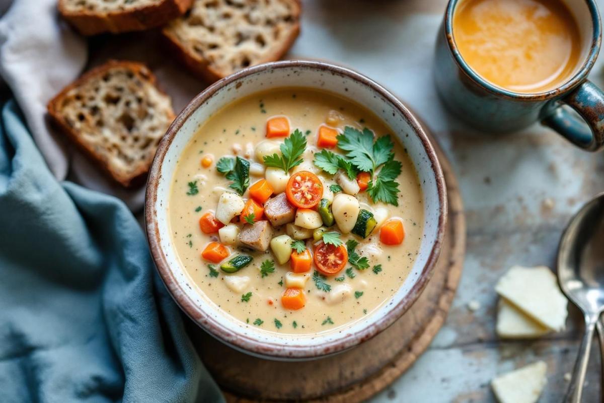 Avec seulement 3 légumes, préparez le velouté le plus doux de la saison froide